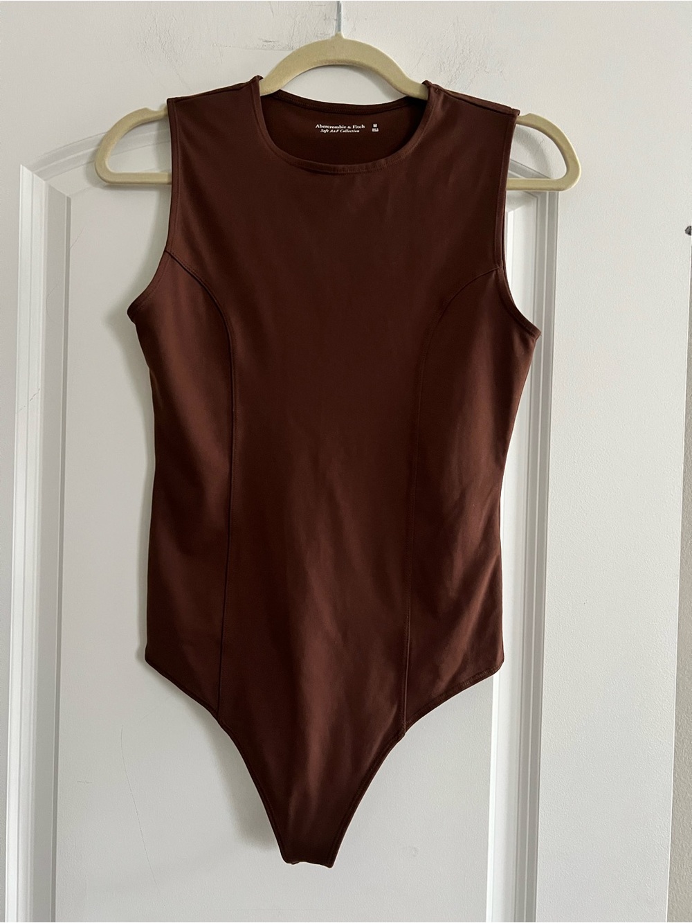 Abercrombie & Fitch Brown Sleeveless Bodysuit